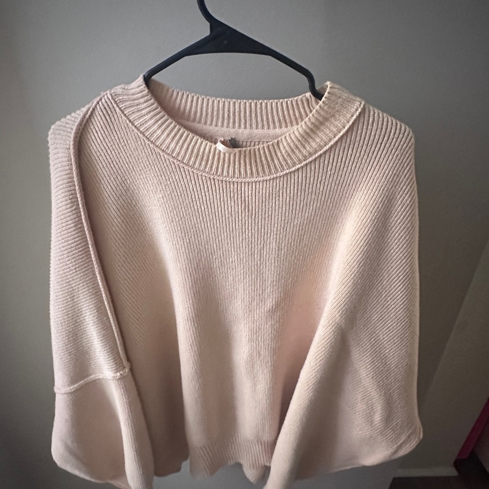 Free People Blush Crew Neck Sweater